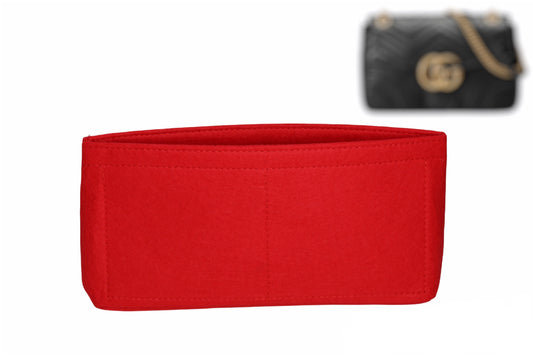 Insert organiser liner For GG Marmont matelassé flap bag (Super Mini, Mini, S,M,) 4 colours