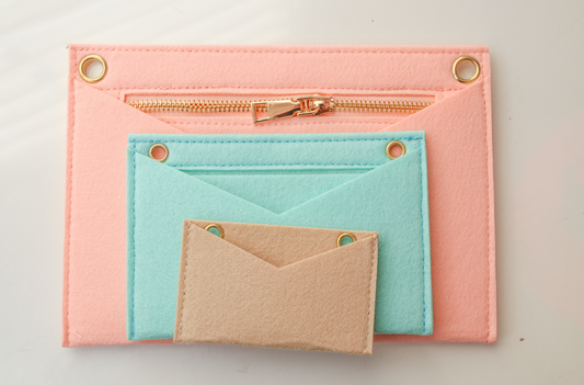 Conversion Kit for Pochette Kirigami Large Medium & Small (Pink,Baby Blue,Beige)