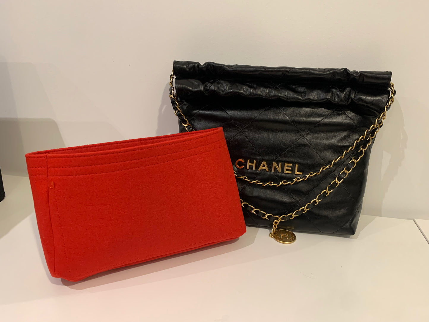 Insert organiser liner For Chanel 22 bag (Mini, S,M) - Free UK delivery
