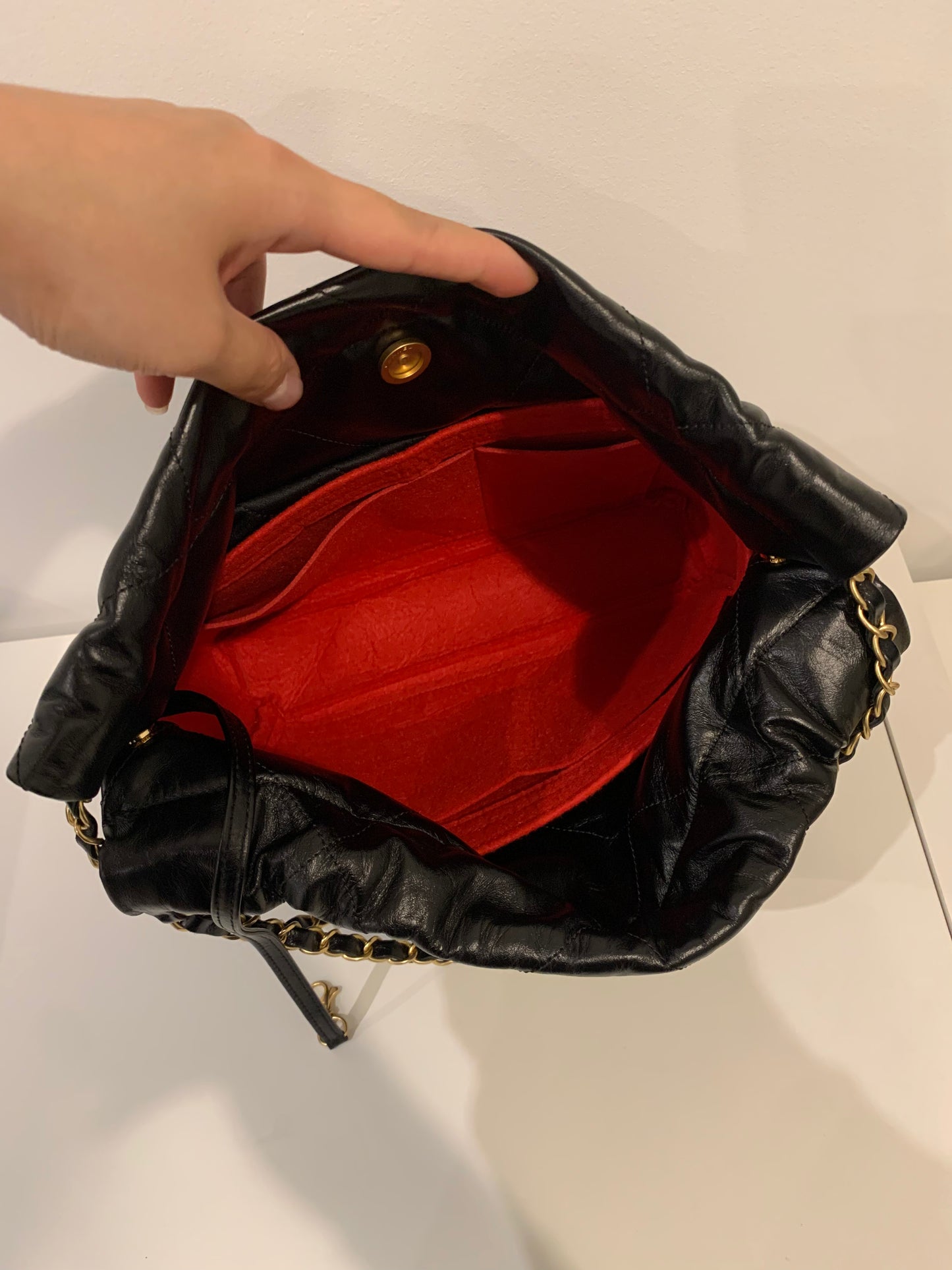 Insert organiser liner For Chanel 22 bag (Mini, S,M) - Free UK delivery