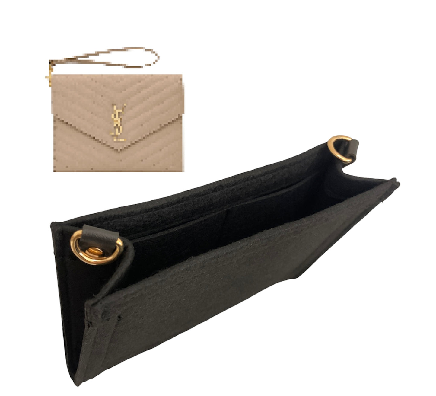 New Design Conversion Kit for LV Toiletry Pouch 26 / 19 Insert Liner  Organizer Conversion Kit With Zip Free UK Delivery 