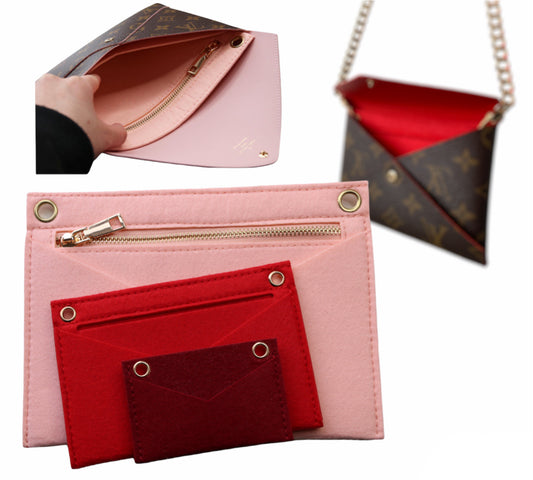 Conversion Kit for Pochette Kirigami Large Medium & Small ( Pink,Red,Burgundy Red)